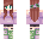 purple flower crown