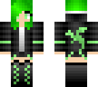 short hair green dragon girl edit