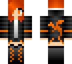 short hair orange dragon girl edit