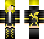 short hair yellow dragon girl edit