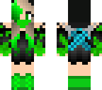 badass green ninja girl