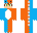 blue and orange dino boy