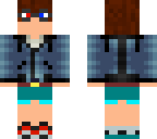blue and red