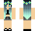 cute teal girl