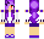 girl with purple hair xd