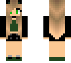 green cat girl