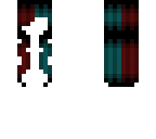 half red and half blue