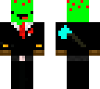 lime cake in suit