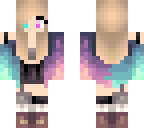 pink and blue girl