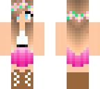 pink skirt