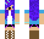 purple-haired girl