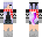 winter cat girl