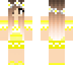 yellow summer girl