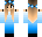 blue girl