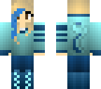 blue hair