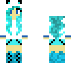 blue panda girl