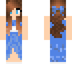 blue party girl