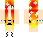 cute fire girl