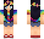 cute rainbow girl