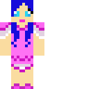 pink and blue girl