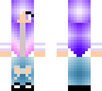 purple highlight girl