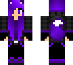 purple wolf girl edit