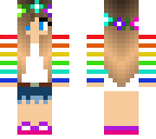 rainbow girl