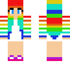 rainbow girl