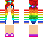 rainbow girl edit