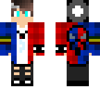 red and blue