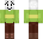 asriel with chara clothes