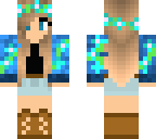 blue girl