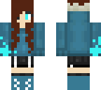 blue hoodie