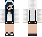 blue panda girl