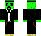 creeper in a suit and a top hat