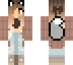 cute wolf farmer girl