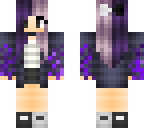 edited purple girl