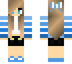 ombre blue girl