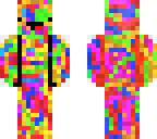 pixelated rainbow king