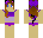 purple bathing suit