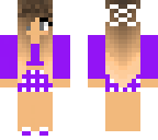 purple fall girl