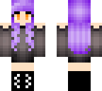 purple hair girl