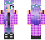 purple plaid