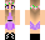 purple prom girl