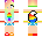 rainbow girl