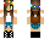 rainbow headband girl with a backpack