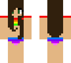 rainbow swim suit