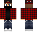 teen with flannel and mak