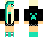 turquoise creeper girl