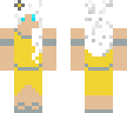white haired girl